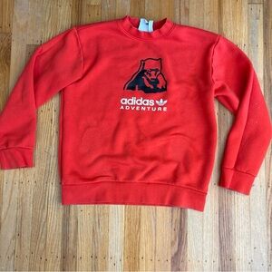 Adidas Red Sweatshirt Men’s small